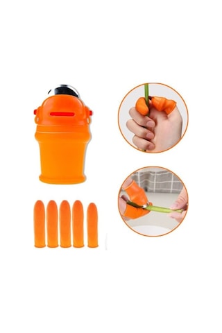 Büro Ev Ofis Mutfağı İçin 6parça Sebze Ayıklayıcı Kesici Baş Parmak Eldiveni Seti Diğer