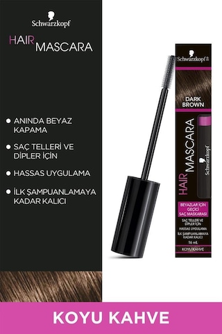 Schwarzkopf Saç Maskarası Koyu Kahve X 2 Adet