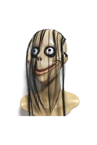 Jl Uzun Saç Maskesi İle Yeni Cadılar Bayramı Korku  Maske V