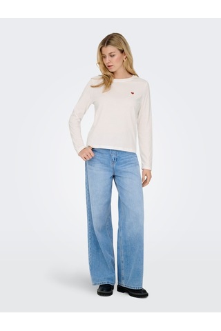Only Jdy Bayan Uzun Kolu Sweat 15359938 Beyaz