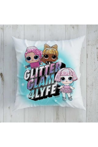 Taç Lisanslı Kırlent Lol Surprise Winter Chill 40x40