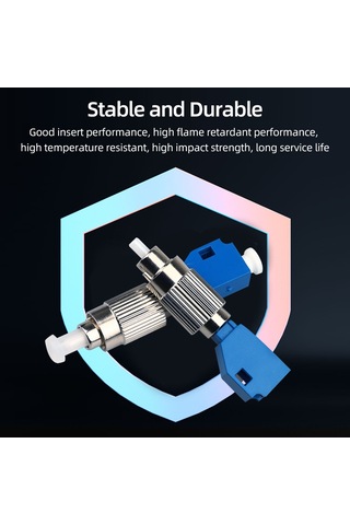 Yaozixa Fc Erkek-lc Dişi Fiber Optik Adaptörü, Düşük Kayıp, Yüksek Stabilite, 1200-1600nm Dalga Boyu, 1000+ Takma Çıkarma
