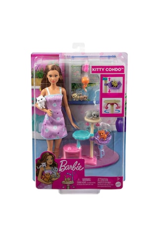 Barbie ve Yavru Kedileri Oyun Seti  HHB70