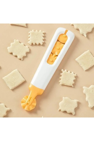 Fosenze Beyaz Abs Plastik Hamur Silme Çubugu, 15.5x2.5 Cm, Hafif Kullanım, Eşit Hamur Yayma, Fırıncılar İçin, Dayanıklı Malzeme