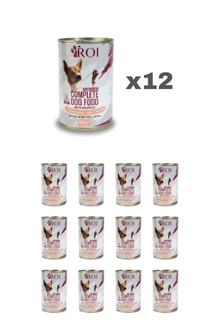 Yetişkin Köpek Somon Konservesi 12 Adet X 400 Gr.
