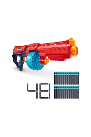 36270 Zuru X-shot Silah Sünger Atan Excel -turbo Fire 48 Mermili -sunman