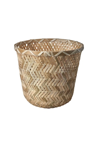 Bambu Saksı, Bambu, 15 Cm 15 Cmx28 Cm 1 Kg