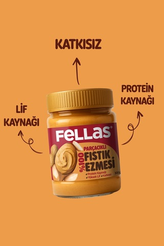 %100 Fıstık Ezmesi 300 G X 2 Adet