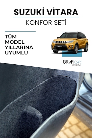 Suzuki Vitara Uyumlu Konfor Seti Ceplere Özel Yapışkanlı Premium Görünüm Kaplama Tüm Model Yılları
