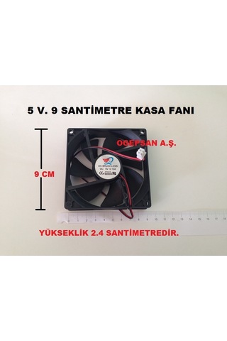 5V 9CM 2PİNLİ FAN