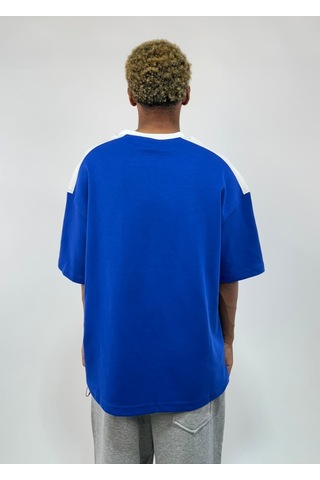 Zaee Italia Heritage Oversize Tişört Mavi