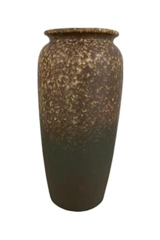 T.concept Modern Uzun Seramik Vazo Kahverengi Gri 42 Cm Genel
