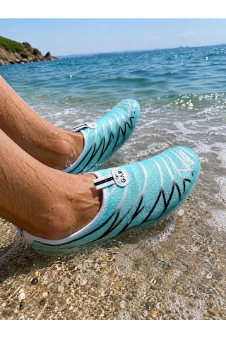 Belix Gabi Kaydırmaz Tabanlı Hızlı Kuruyan Deniz Ve Plaj Ayakkabısı 36-40 Aqua Turkuaz