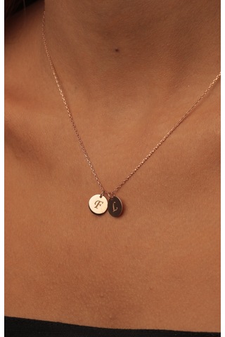 14 Ayar Altın Forse Zincir Plaka Kolye