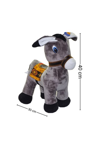 Büyük Boy Sevimli Peluş Eşek 40 Cm Yumuşak Oyuncak Sıpa Peluş Figür Dekoratif Çok Renkli