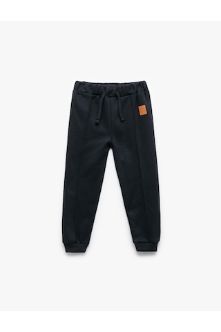 Koton Beli Lastikli Cepli Basic Jogger Eşofman Altı Lacivert 6wmb40036tk Lacivert