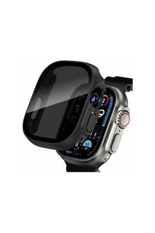 - Apple İle Uyumlu Watch Ultra 1/2/3 49mm Pricvacy Hayalet Ekran Ve Sert Pc Kasa Koruyucu 32