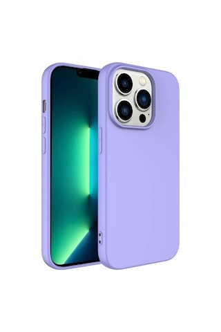 Apple Uyumlu iPhone 14 Pro Max Kılıf Zore Lsr Lansman Kapak Lila