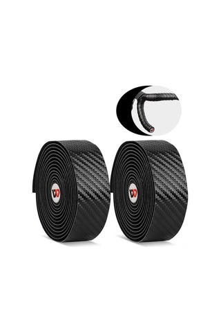 Hombey Siyah Yol Bisikleti El Tutamak Bandı, Pu+eva Malzeme, Kaymazsız Ve Nefesli, 2 Adet, Bisiklet Spor Aksesuarı Siyah