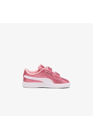 Puma Smash 3.0 Glit Glam V Çocuk Beyaz Spor Ayakkabı 026 394688 Beyaz