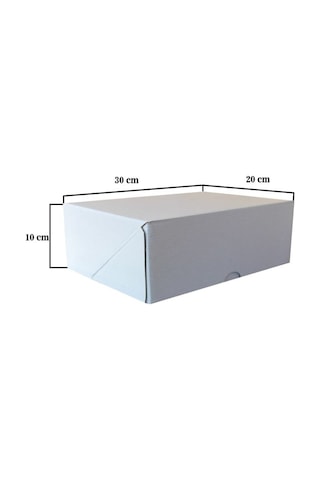 20X30X10 Cm E Ticaret Beyaz Kargo Kutusu