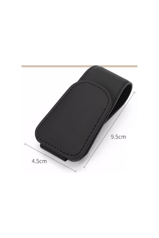 Niandahoome Araç İçin Güneşlik Kıskağı Mengeneli Gözlük Askısı 176042722 Siyah