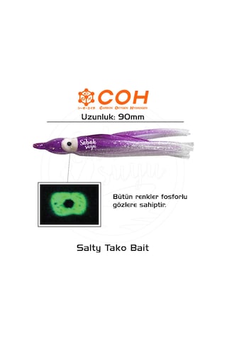 Coh Salty Tako Bait Silikon Ahtapot 9Cm - Db