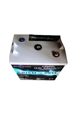 Prismacell Lıfepo4 Akü 235ah 12.8 Volt Turbo Fast Chargıng Karavan, Marin, Solar Yaşam Aküsü