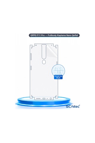 Oppo F11 Pro Uyumlu Fullbody Arka Kaplama Hidrojel Koruyucu Film 90583170