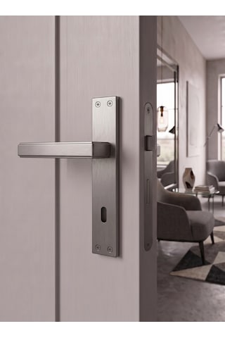 Lusso Inox Aynalı Kapı Kolu Lüks Oda Kapı Kolu