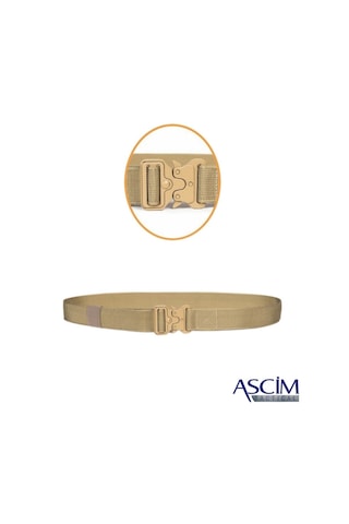 Ascim Ayarlanabilir Taktik Kemer Poly-metal Tokalı Dayanıklı Outdoor & Günlük Pantolon Kemeri 3.5 Cm / 145 Cm Bej Ascim Ayarlanabilir Taktik Kemer Poly-metal Tokalı Dayanıklı Outdoor & Günlük Pantolon Kemeri 3.5 Cm / 145 Cm Bej