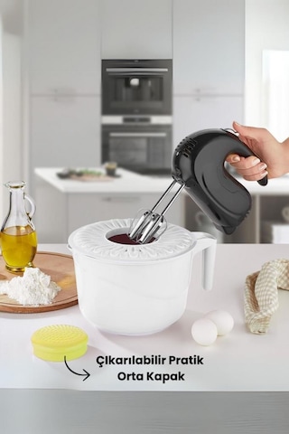 2'si 1 Arada Çok Amaçlı Papatya Mikser Kabı - Kase