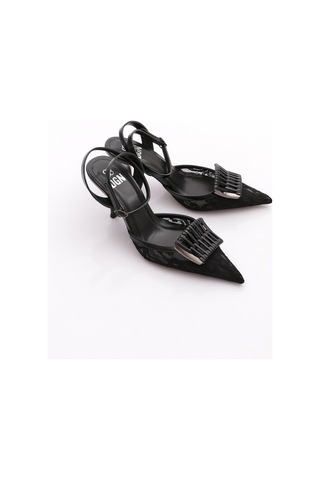Dgn 0122 Kadin Topuklu Ayakkabi Siyah Mat File