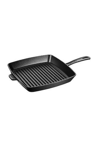 Staub Döküm Amerikan Izgara Tava 26*26 cm Siyah Kare