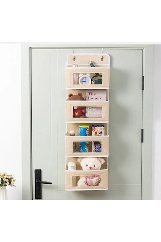 Novahub Grey Non-woven Storage Bag, Wall And Door Hanger, Baby Diaper Bag, Kitchen Storage, Bathroom, Home Organization Gri