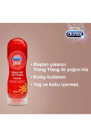 Durex Play Hassas Ylang Kayganlaştırıcı & Masaj Jeli 200 Ml