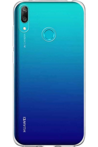 Huawei Y7 2019 1mm Silikon Şeffaf Kapak