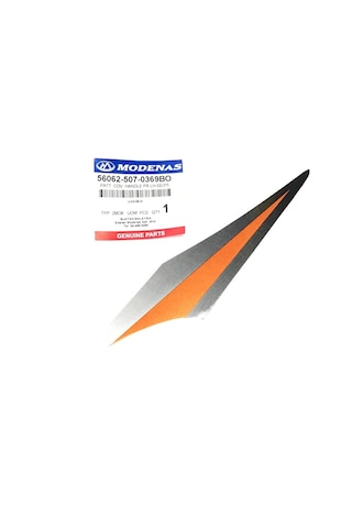 Modenas Gt135 Ön Far Panel Etiketi Turuncu Sol