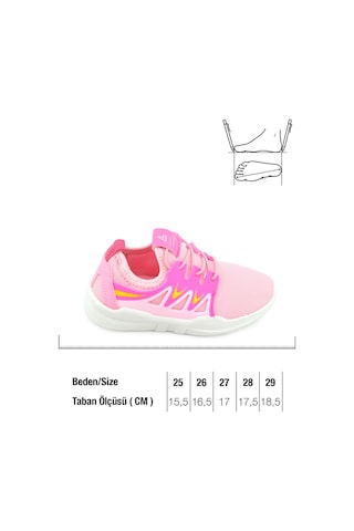 Gezer Yazlık Kız Çocuk Pvc Taban Spor Ayakkabı Pembe