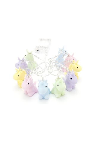 Dhink Unicorns String Gece Lambası Çok Renkli