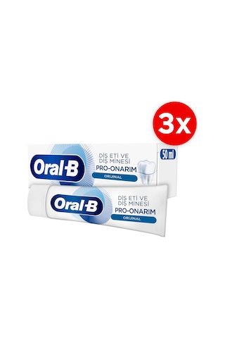 Oral-B Professional 3X50 ml Diş Eti ve Diş Minesi Pro Onarım Orig