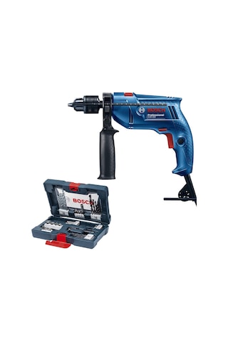 Bosch GSB 550 Professional Darbeli Matkap + 41 Parça Set - 06011A1003