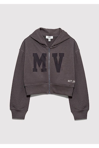 Mavi Koyu Gri Kız Çocuk Sweatshirt M7s10128-90778 Koyu Gri
