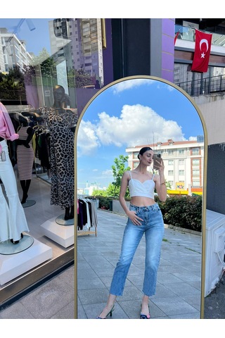 Lavessa Beyaz Crop Büstiyer -228 Beyaz
