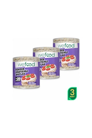 Wefood Çörek Otlu Protein Patlak 80 G 3'lü 8683347037759
