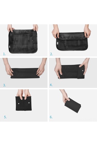 Monyee Mavi Seyahat Çantası Giyim Sınıflandırma Organizer Seti 7 Parça - Kullanımı Kolay, Dayanıklı Malzeme