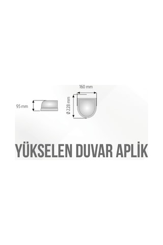 Işıldar Dekoratif Glop Armatür Duvar Aplik E27 Duylu Maks. 60w Beyaz