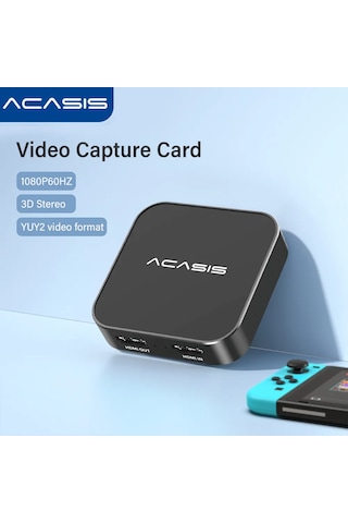 Acasis VC005 4K Canlı Yayın Desteği Kayıt Cihazı