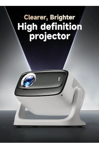 P10 Taşınabilir Projektör Çantalı, 4k Hd Destekli, Android, 16gb Rom, Akıllı Mini Projektör