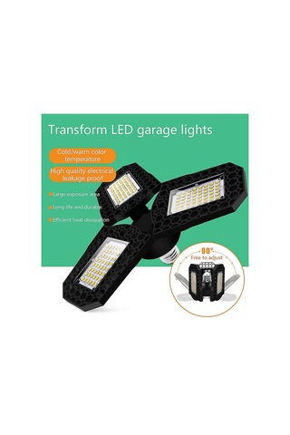 Tenfowee E27 Tabanlı 40w Led Ampul, 270 Derece Açı, 50000 Saat Ömür, Garaj Ve Depo Aydınlatması İçin İdeal